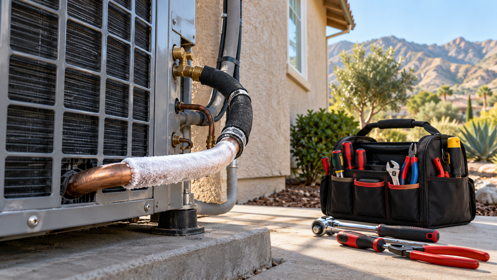 AC Ice Buildup in Azusa: What to Do Before Restarting